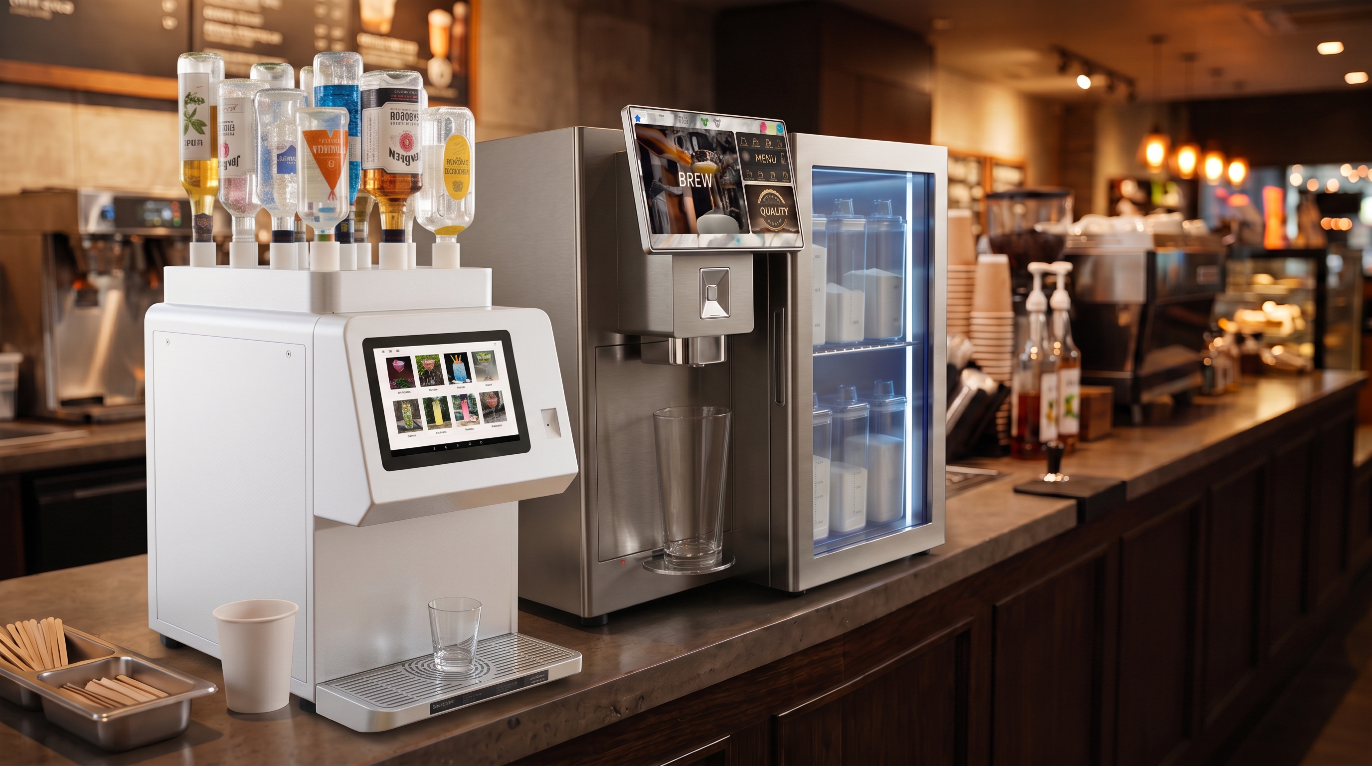 XBT-5500TP — Cocktail Machine (Single Display, Commercial) XBT-5500TP